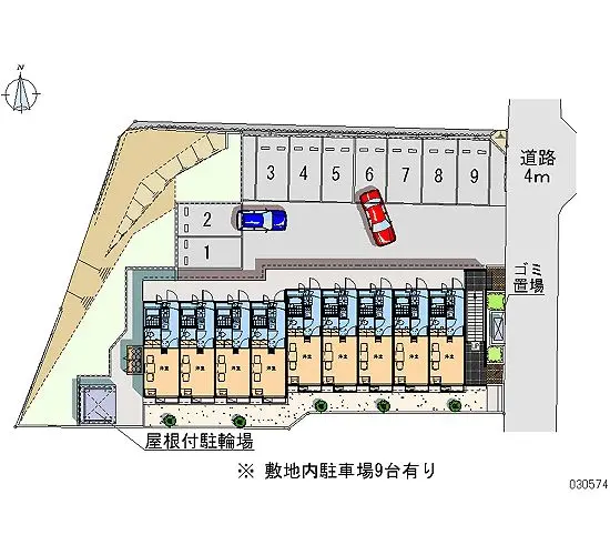 ★手数料０円★仙台市青葉区鷺ケ森２丁目　月極駐車場（LP）